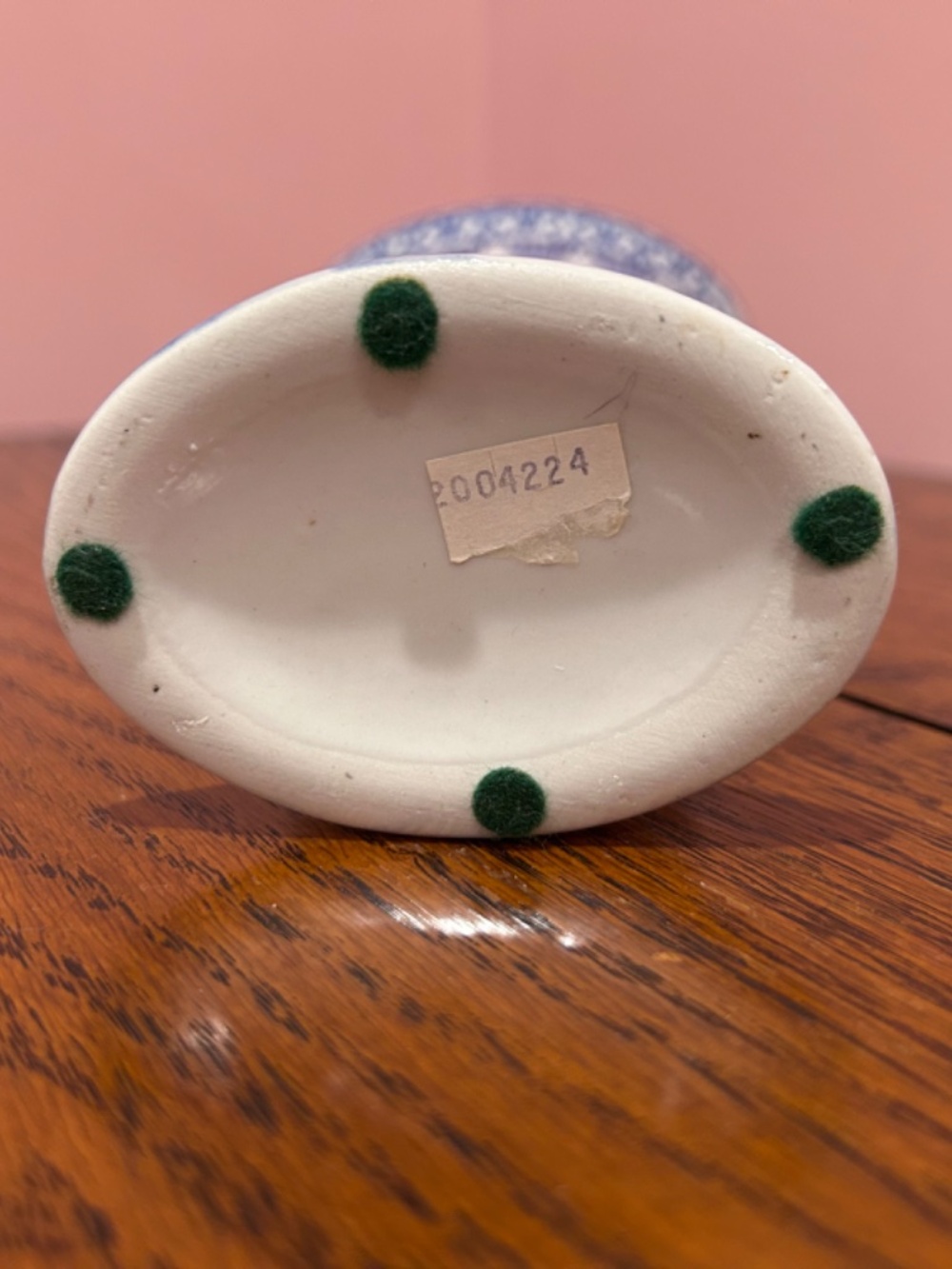 AA Importing Blue and White Small Ceramic Decorative Vase - Picture 3 of 7